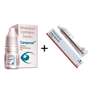 Careprost Combo Pack with A Ret Gel .1%